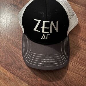 Black and Gray Trucker Hat